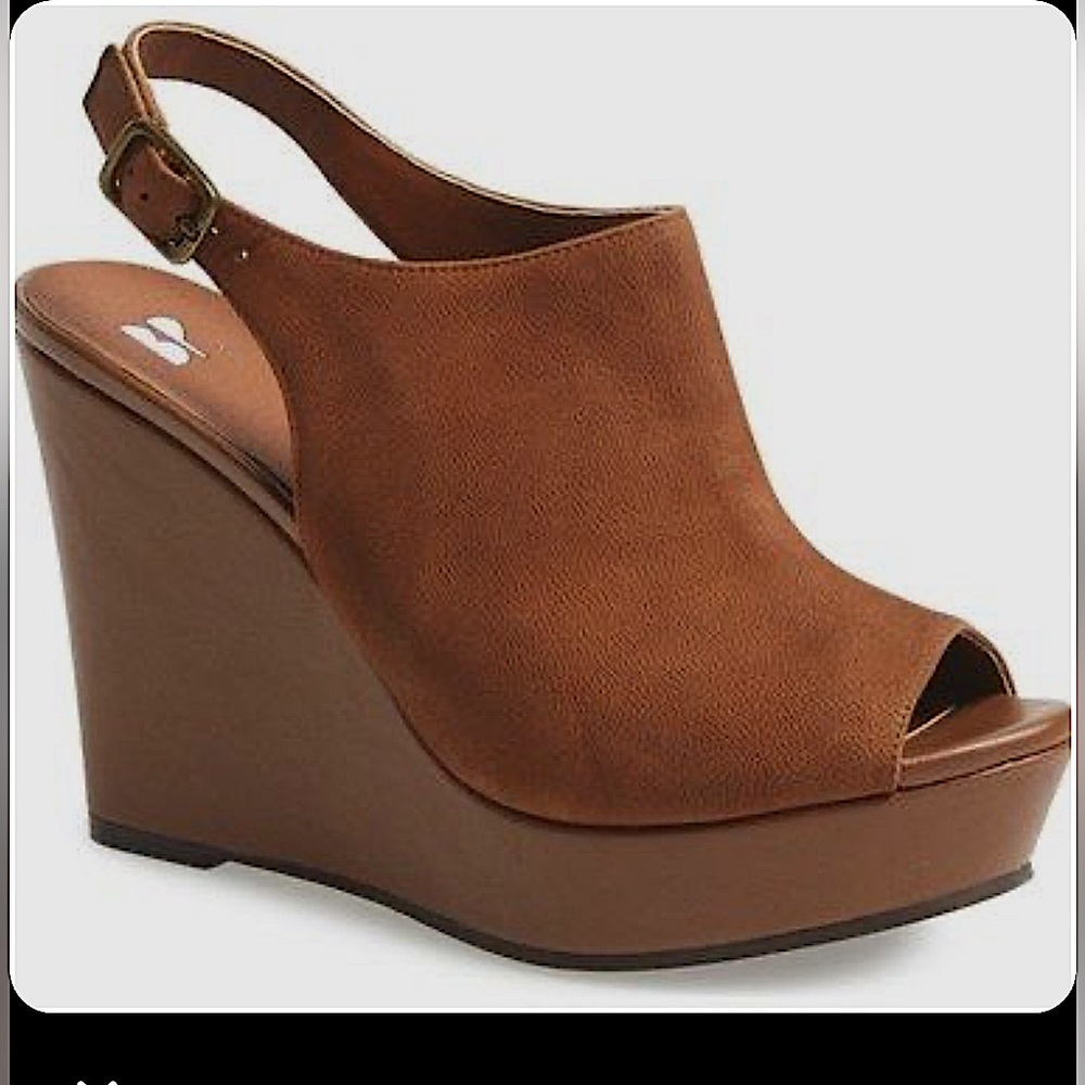 BP Peep Toe Wedges